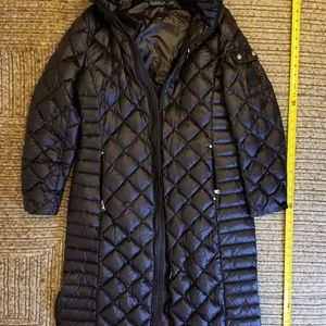 Ralph Lauren Hooded Quilted Down Maxi